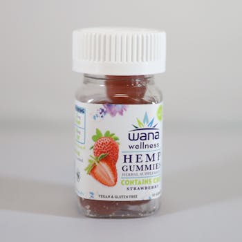 Wana Hemp Strawberry Gummies 200 mg CBD 10
